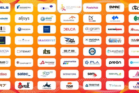 Logotipos de todos los socios de Asturias Hub Defensa